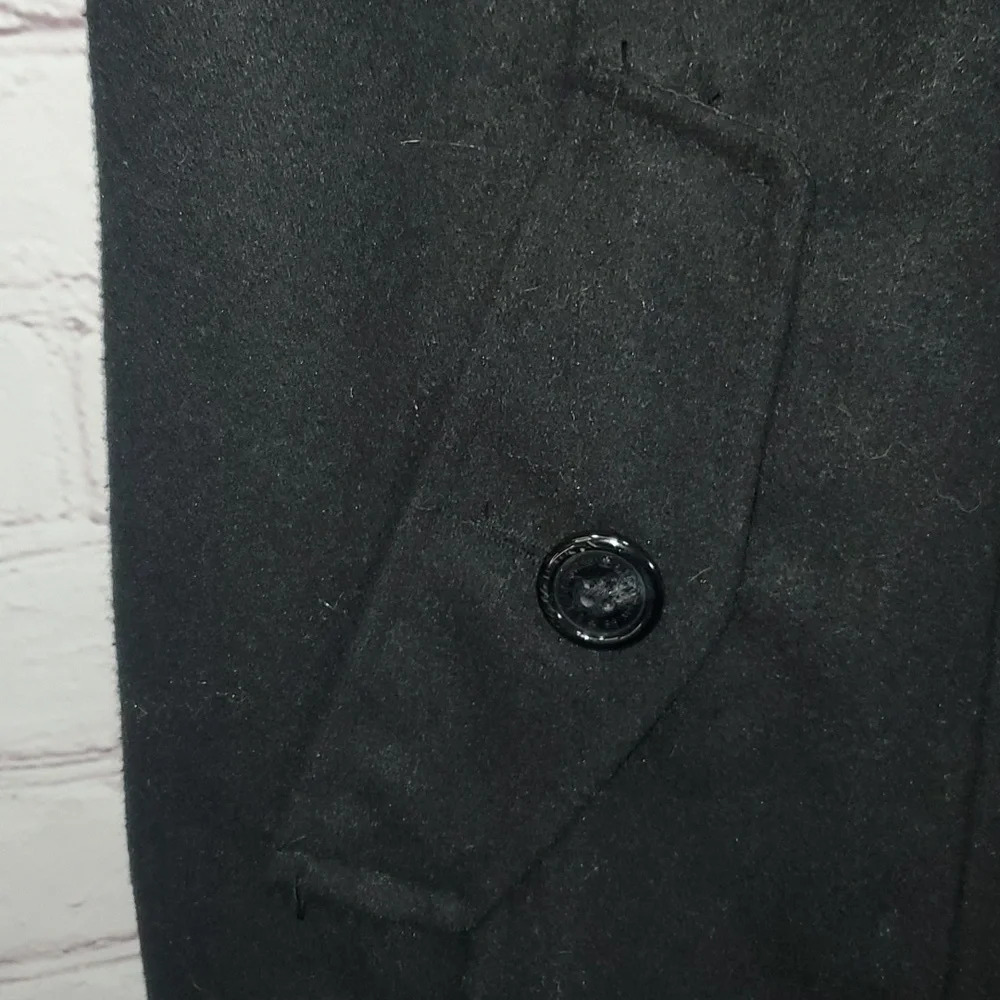 Alpine Swiss Parka Trench Pea Coat Jacket Fur Hood w Extra Button Women Size 1XL - Picture 10 of 16